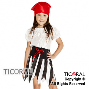DISFRAZ PIRATA NIA CAND TALLE 3 x 1